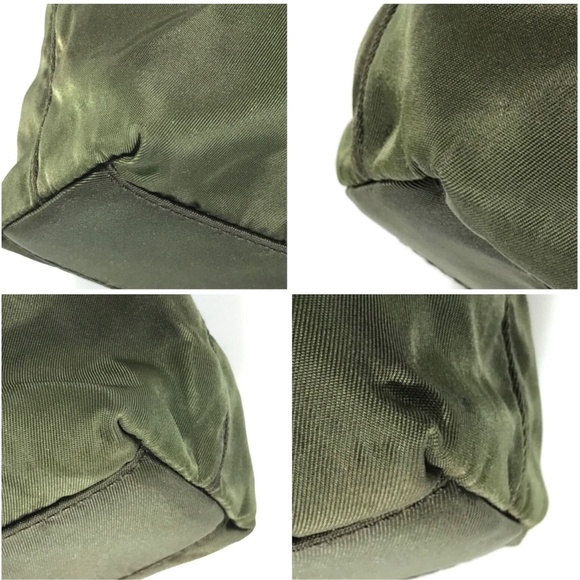 Authentic Prada Green Nylon satchel - small - Picture 11 of 12